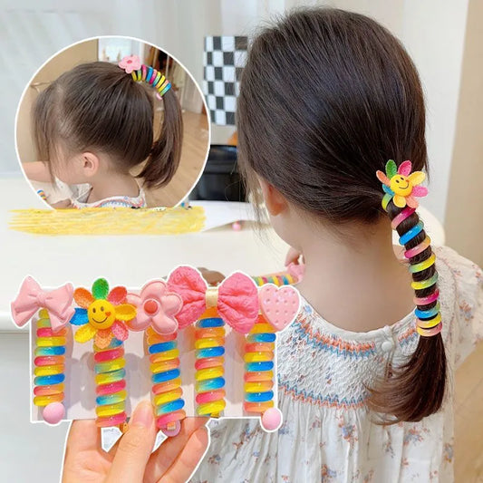 Colorful Curly Wire Hair Loop